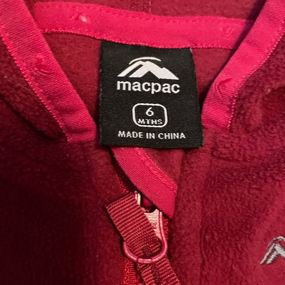 Macpac Baby Fleece Hooded Jacket 
